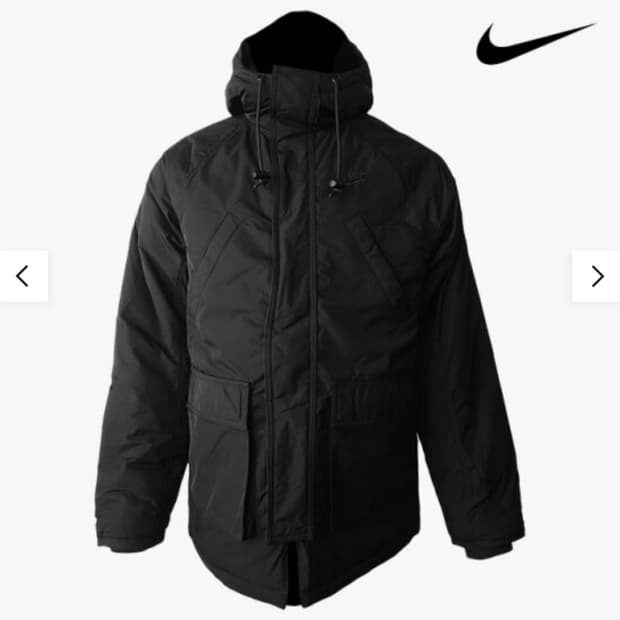 나이키 플리스 써마 핏 패딩 파카 fz0870-010