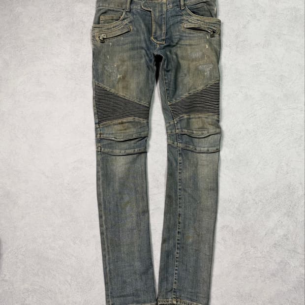 Balmain Biker Denim