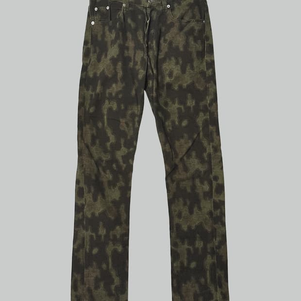 드리스 반 노튼 카모 데님