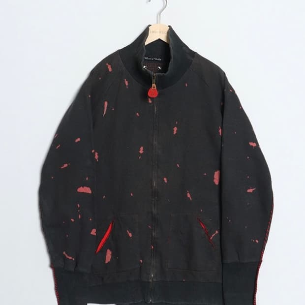 Burn'n' Violet Unique Sweat Track Jacket