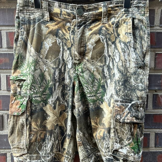 [30] 리얼트리 카고 반바지 카모 쇼츠 헌팅 팬츠