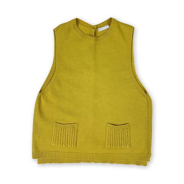 리버스 플라켓 니트 제스트