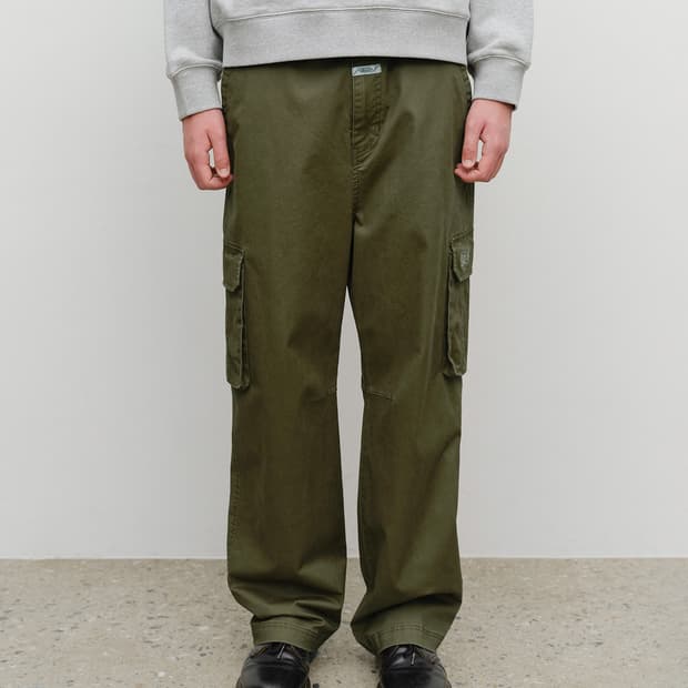 마리떼 워시드 카고팬츠 카키 XL (새상품)