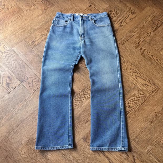 [32]00's 리바이스 517 빈티지 페이딩 스트레치 플레어진 F52