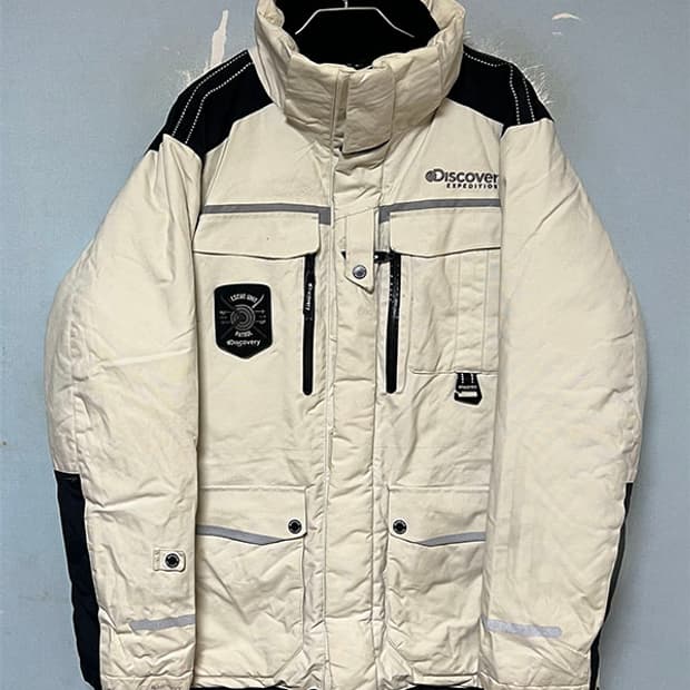디스커버리 남자 패딩 구스 작업복 사용감 L 100