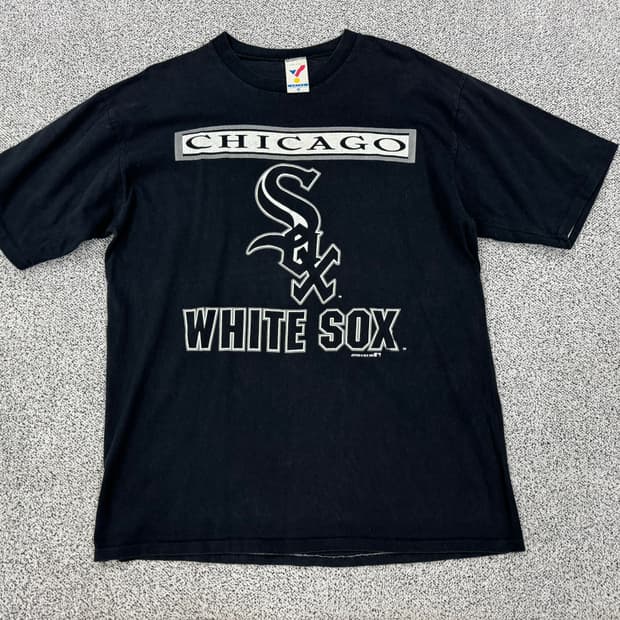 90s USA MLB 시카고화이트삭스 반팔티