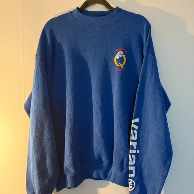 프루츠오브더룸 90s 스웻셔츠 XL 블루 파란색