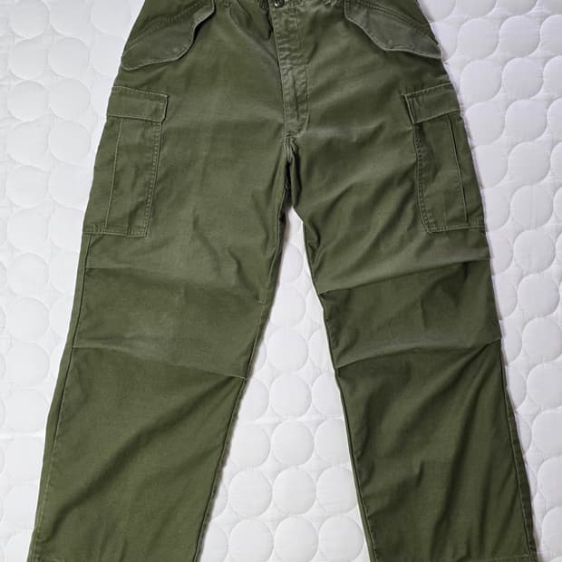 민트급 67년 오리지널 1세대 은색지퍼 M65 Trousers 카고팬츠