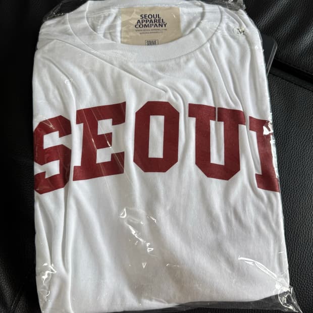 SEOUL APPAREL COMPANY 서울 티셔츠 화이트 (M)