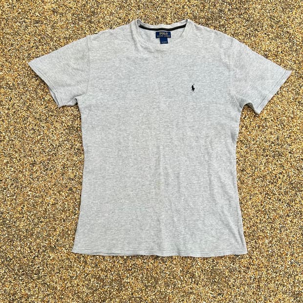 폴로(POLO RalphLauren)그레이 반팔 와플티