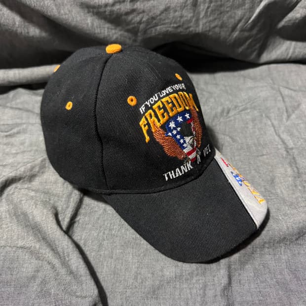 KYS Design Cap Patriotic Black Cap