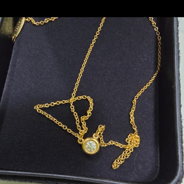 정품) 티파니 앤코 다이아 목걸이