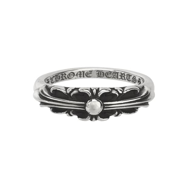 [US6.5] 크롬하츠 베이비 플로랄 링