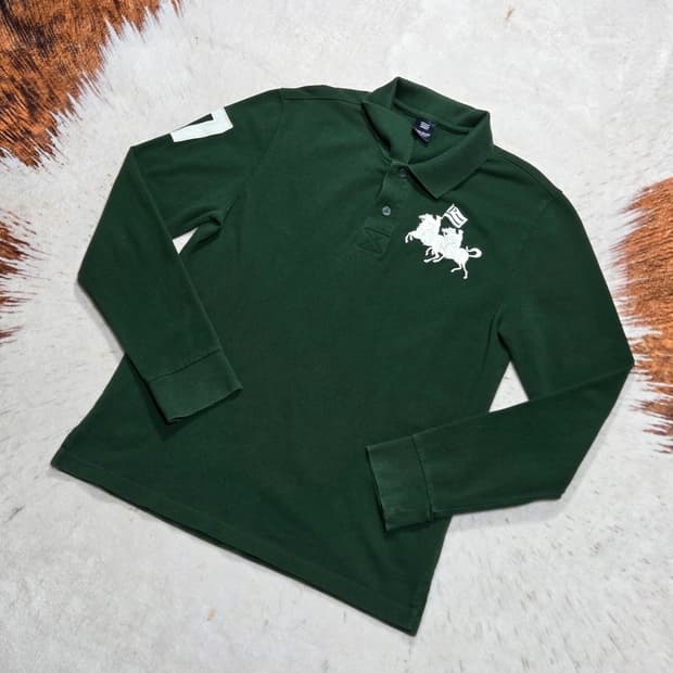 폴햄 그린 pk 자수 롱슬리브