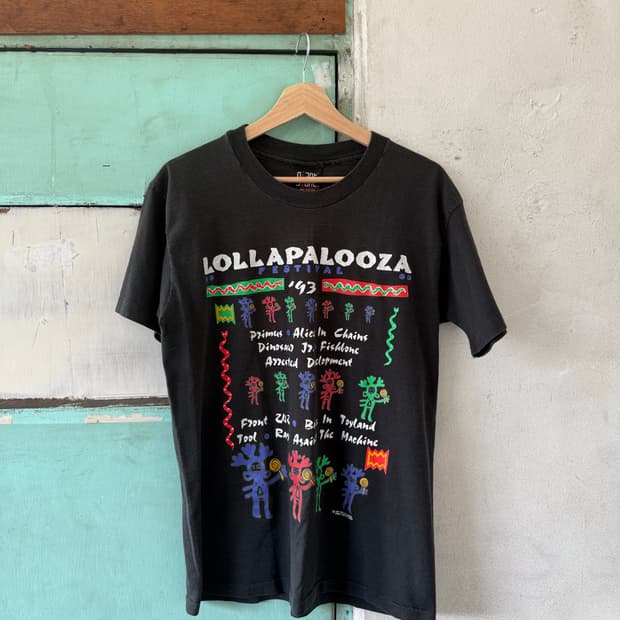 90s 롤라팔루자 Lollapalooza 밴드티