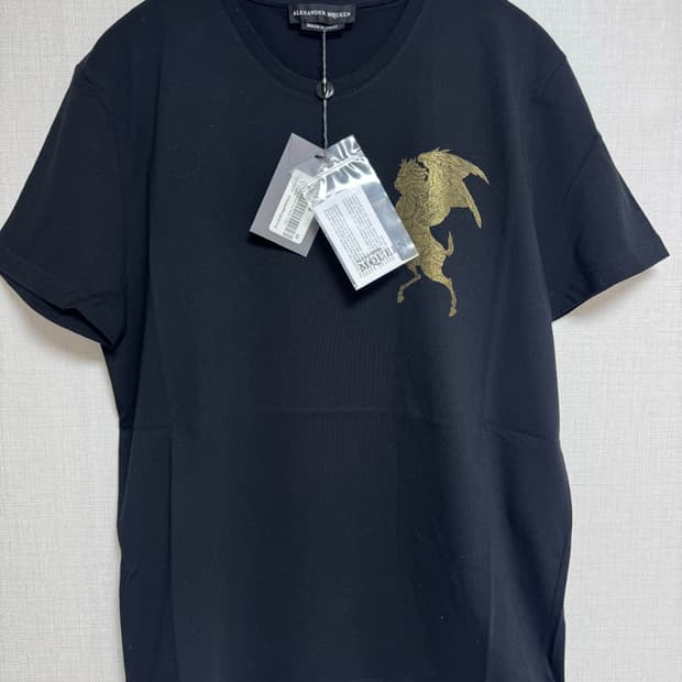 Alexander McQueen Gold Pegasus Embroider