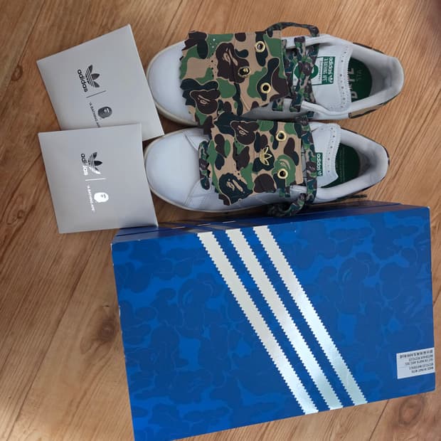 베이프 아디다스 스탠스미스 골프화 245