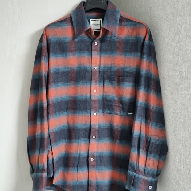 우영미 플란넬 체크셔츠