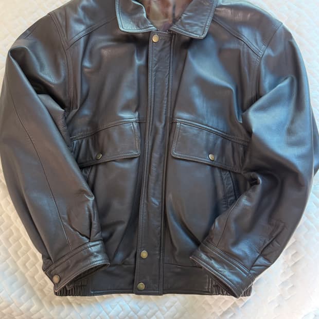 양가죽 A2 봄버자켓