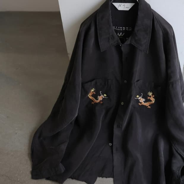 [2] 안셀름 AGING EMBROIDERY SHIRT 셔츠