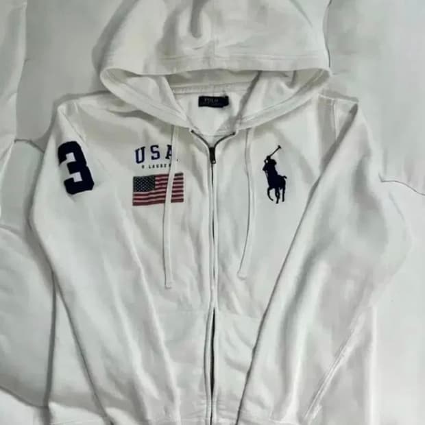 폴로 빅포니 성조기 후드집업 구해요!