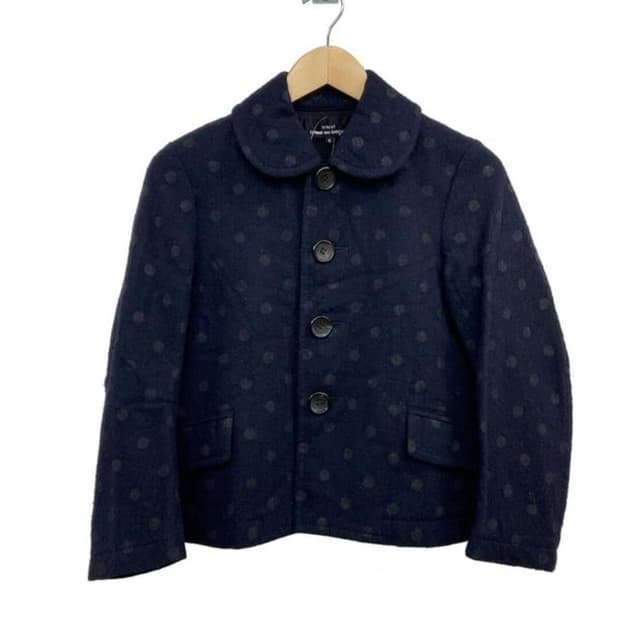 comme des garcons tricot 도트 자켓 (navy)