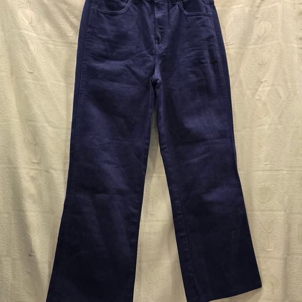 거의새거) 마시모두띠 Massimo Dutti 네이비 와이드 팬츠 S