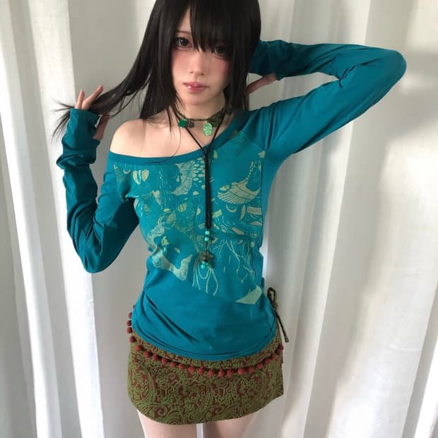 (구매) 파우닝133 오리엔탈 상의 롱슬리브