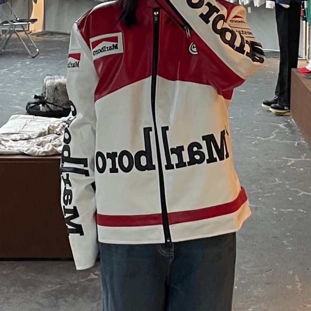 말보로 바이크 가죽자켓 H1381