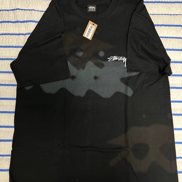 스투시 25SS 반팔 티셔츠 블랙 XL 새제품