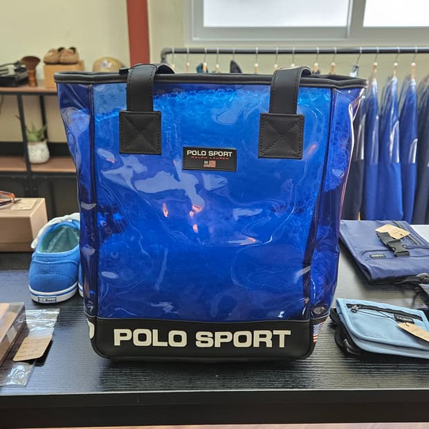 폴로 스포츠 PVC 토트뱁