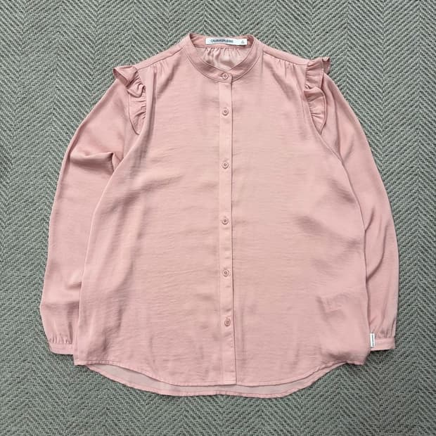 캘빈클라인진스 프릴 블라우스 v2980