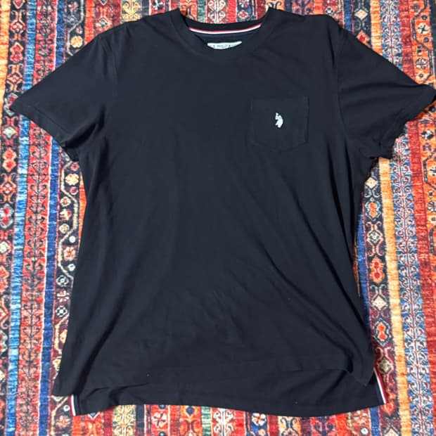 U.S. POLO ASSN 클래식 포켓 미니 로고 반