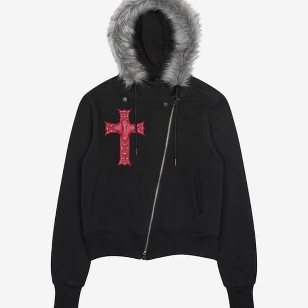 러브이즈트루 퍼 후드집업