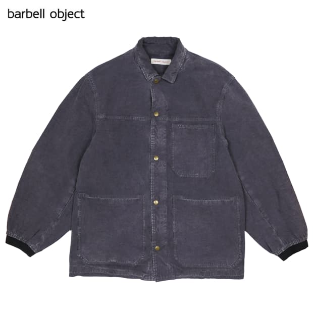 바벨 오브젝트 워시드 코튼 커버올 자켓