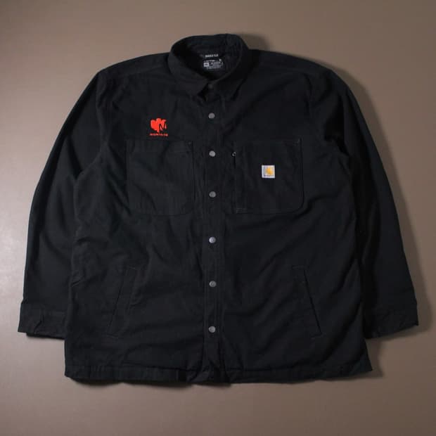 Carhartt 칼하트 러기드 플렉스 퀼티드 워크 자켓 블랙