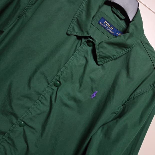 폴로 랄프로렌 남성 신형 포플린 코치자켓(큐알택 정품인증)