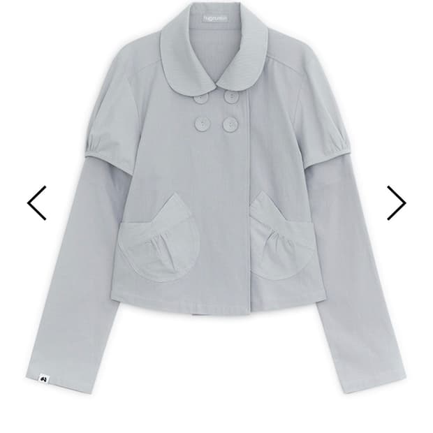 허그유어스킨 디테처블 라운드 자켓  detachable round 