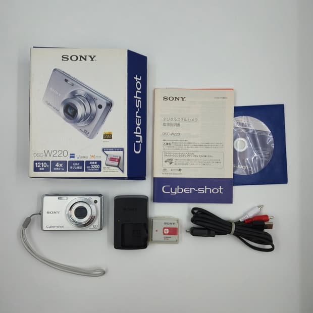 [미사용] SONY Cyber-shot 소니사이버샷 DSC-W220 디카