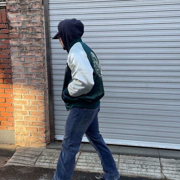 80s Levis 517 Corduroy Distressed Navy