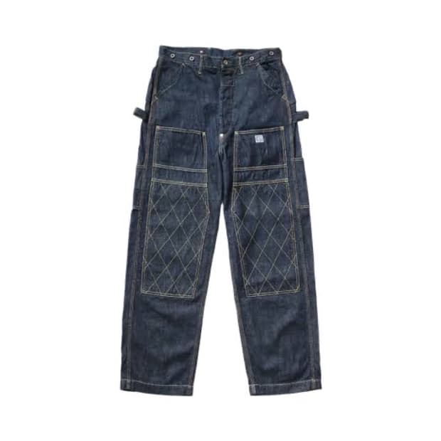 새상품 [2][3]캐피탈 11.5온즈 데님 럼버 팬츠 인디고