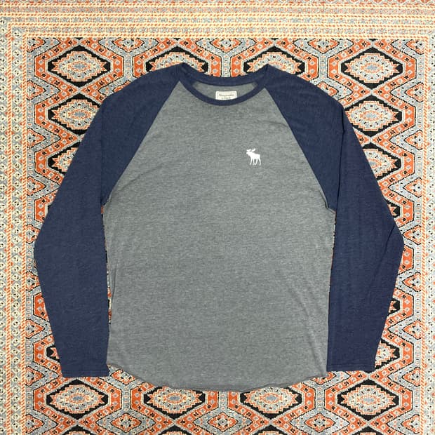 아베크롬비 그레이 나그랑 티셔츠 남성XL