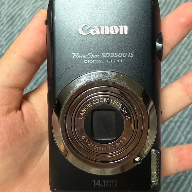 캐논 익서스 210 빈티지 디지털 카메라 디카