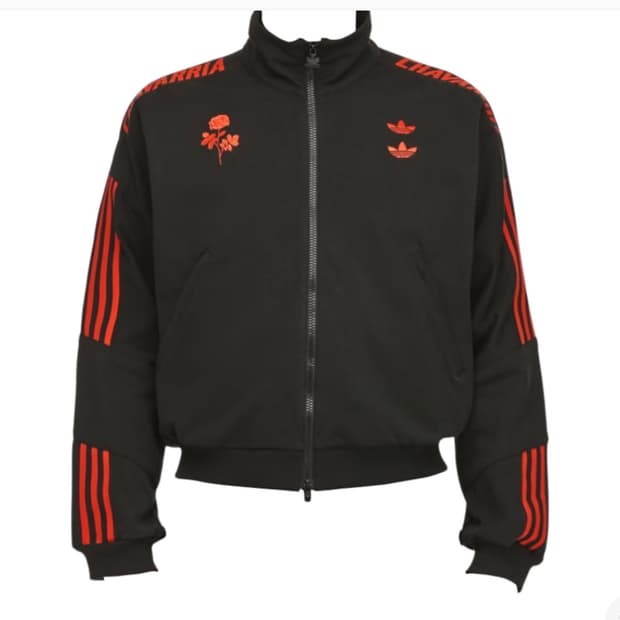 (L)아디다스 윌리차바리아 니트 트랙탑 블랙