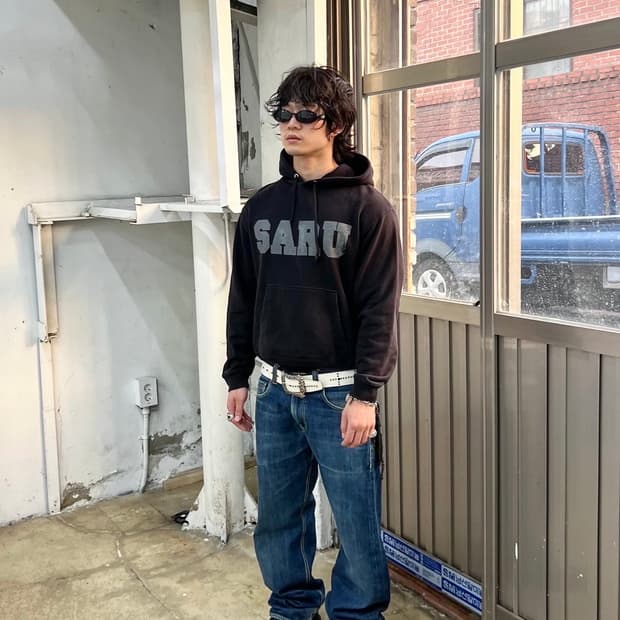 Santastic! saru skull hoodie