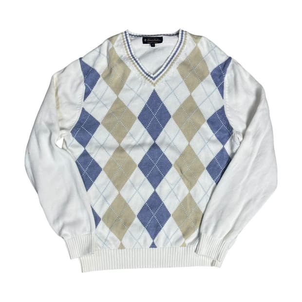 [Brooks Brothers] 브룩스브라더스 아가일 코튼 니트