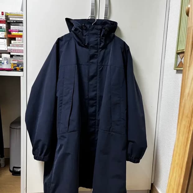 MISTER GENTLE MAN 네이비 후드 코트 XL