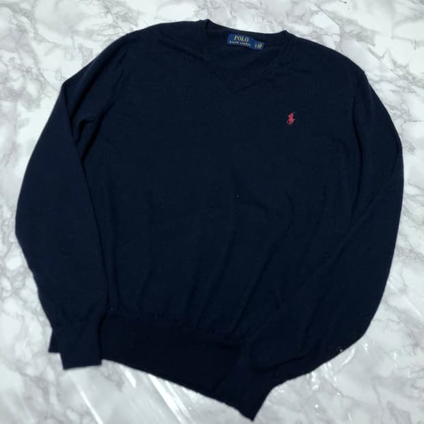 폴로 랄프로렌 브이넥 니트 상태 최고