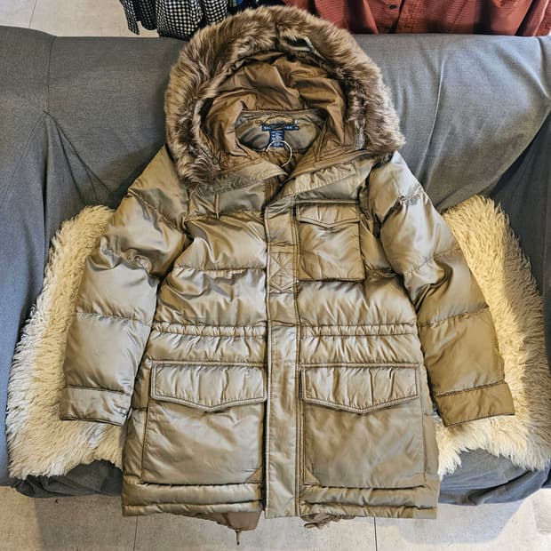 Xs 랄프로렌 롱 패딩 파카