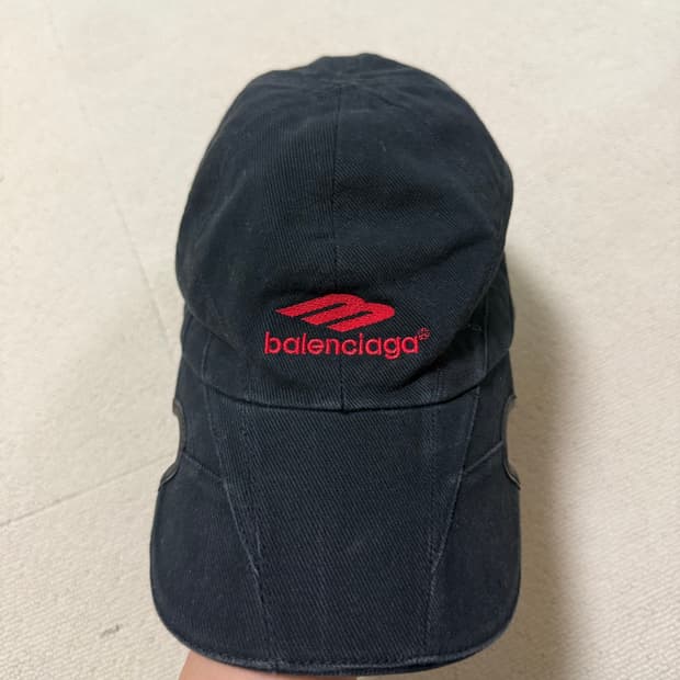 발렌시아가 블랙 3B 스포츠 아이콘 트랙수트 볼캡